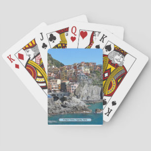 Cinque Terre, Ligurien, Italien Spielkarten