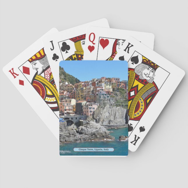 Cinque Terre, Ligurien, Italien Spielkarten (Rückseite)