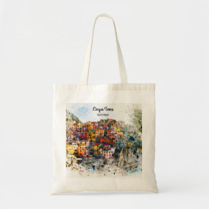 Cinque Terre Ligurien Italien Szene Sommerwasserfa Tragetasche