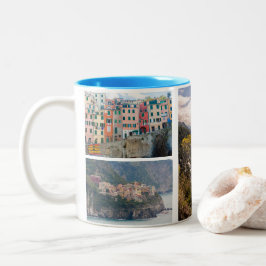 Cinque Terre, Ligurien, Italien Zweifarbige Tasse