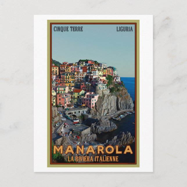 Cinque Terre - Manarola Postkarte (Vorderseite)