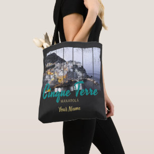 Cinque Terre Manarola Riomaggiore italienisch vint Tasche