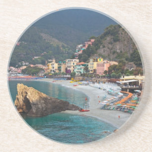 Cinque Terre - Morgenstrand Monterosso Untersetzer