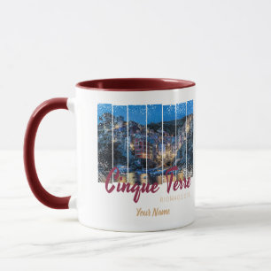 Cinque Terre Riomaggiore Italienisches Vintage-Sou Tasse