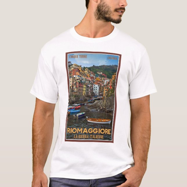 Cinque Terre - Riomaggiore T-Shirt (Vorderseite)
