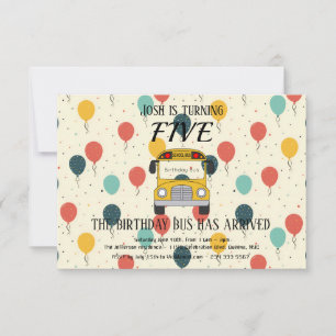 Cinquième Anniversaire Bus Jaune, Invitation Ballo