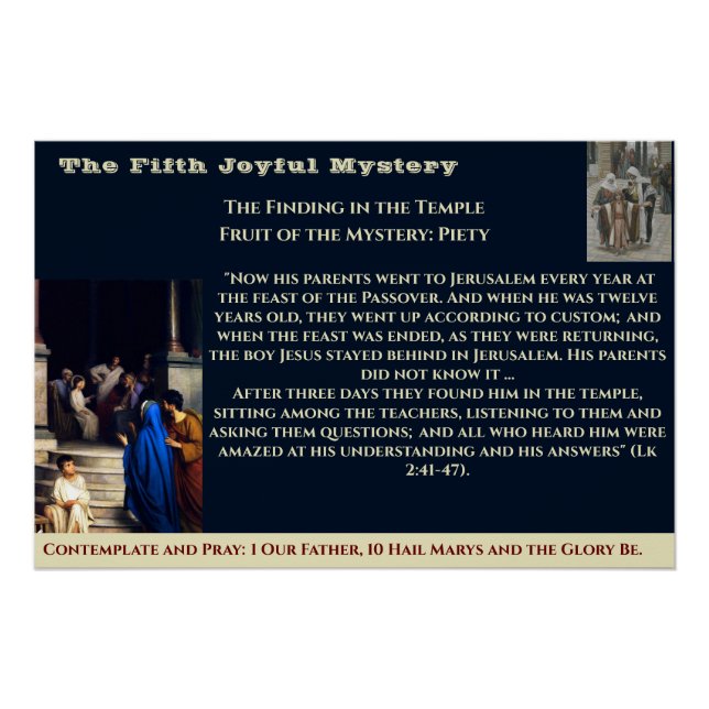 Cinquième Poster Joyeux Mystère (Devant)