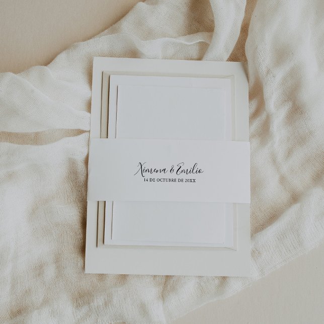 Cintas Para Invitaciones de Boda Española Einladungsbanderole (Von Creator hochgeladen)