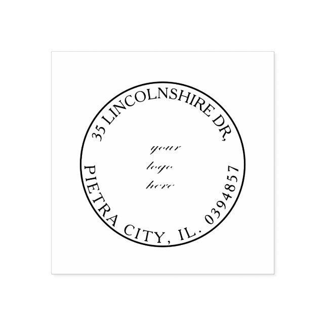 Cinzel-Schriftart für benutzerdefinierte Rücksende Gummistempel (Prägung)