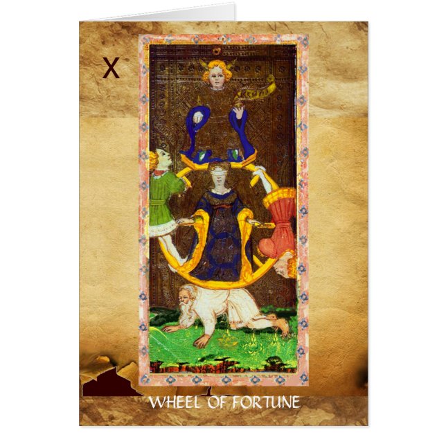 CIOTS DE RENAISSANCE ANTIQUE 10 /ROUE DE FORTUNE (Devant)