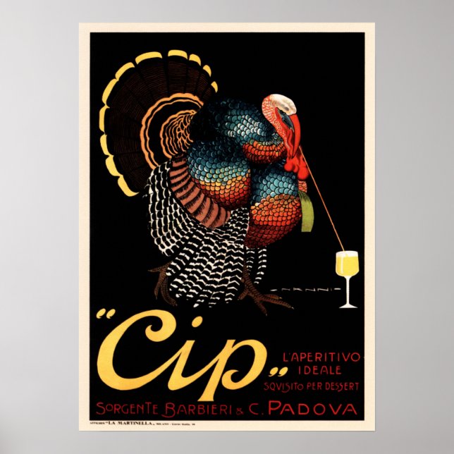 CIP DER PERFEKTE APERITIF Italienischer Vintager A Poster (Vorne)