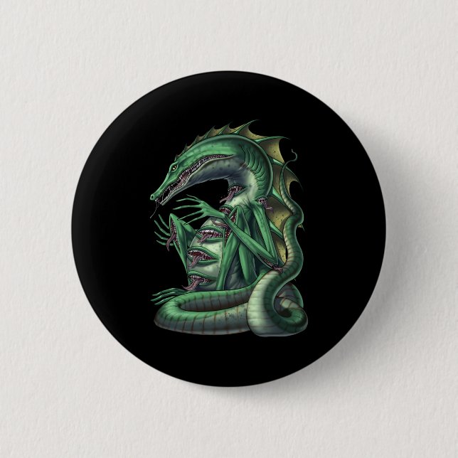 CipactliAztec Mythology Creature Cipactli Button (Vorderseite)
