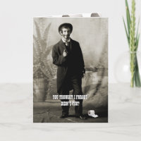 Circa 1900 Funny Toilet Paper Typ Fotograf