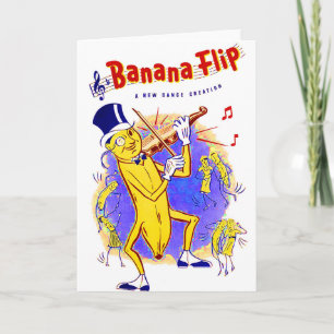 circa 1950 Notenheftcover Banana Flip Karte