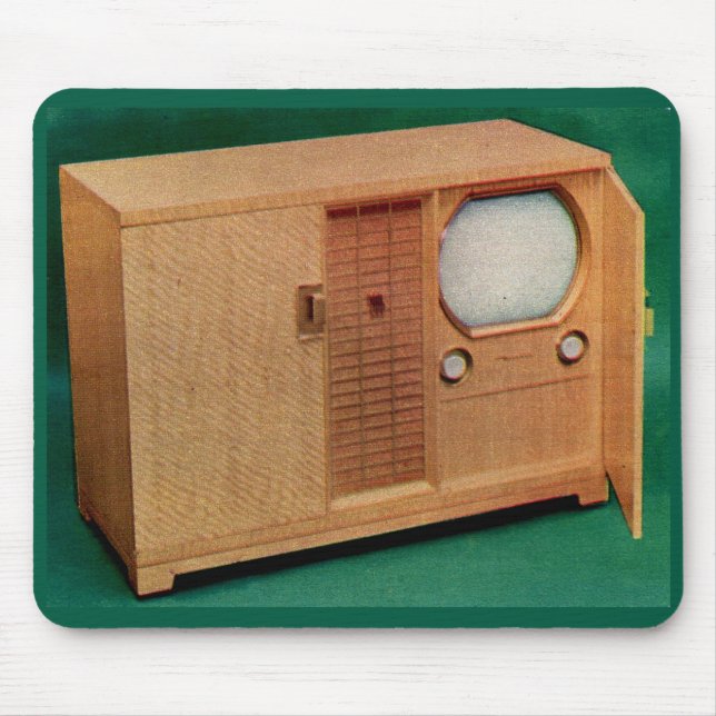 circa 1951 television set Danish modern no. 2 Mousepad (Vorne)