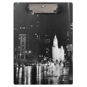 circa 1954: Eine Ansicht unten Michigan-Allee Klemmbrett
