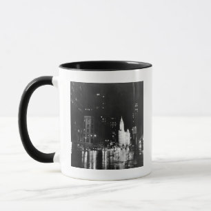 circa 1954: Eine Ansicht unten Michigan-Allee Tasse