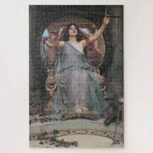 Circe bietet Ulysses einen Becher an Waterhouse