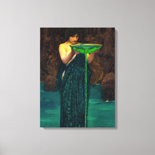 Circe Invidiosa, 1892 von John William Waterhouse Leinwanddruck (Vorderseite)