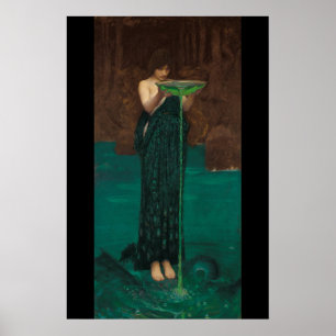 Circe Invidiosa (1892) von John William Waterhouse Poster