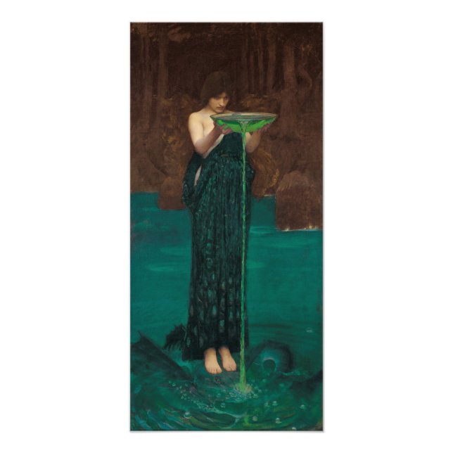 Circe Invidiosa by Waterhouse Fotodruck (Vorne)