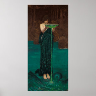 Circe Invidiosa by Waterhouse Poster