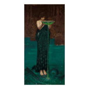 Circe Invidiosa durch John William Waterhouse Poster