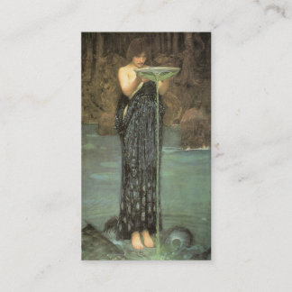 Circe Invidiosa - John William Waterhouse Visitenkarte
