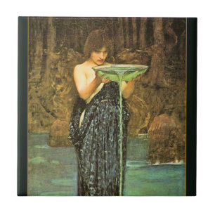 Circe Invidiosa Keramik vor Raphaelit Fliese