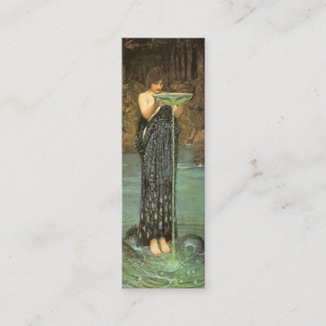 Circe Invidiosa Lesezeichen von John W. Waterhouse Mini Visitenkarte (Vorderseite)