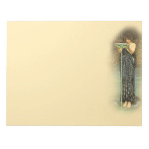 Circe Invidiosa Pre-Raphaelite 11X8.5 Zoll Notepad Notizblock