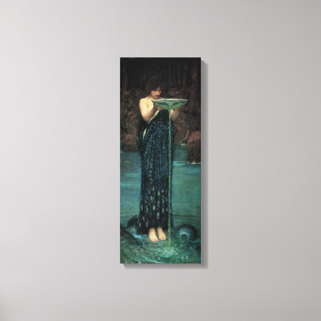 Circe Invidiosa von John William Waterhouse Leinwanddruck (Vorderseite)