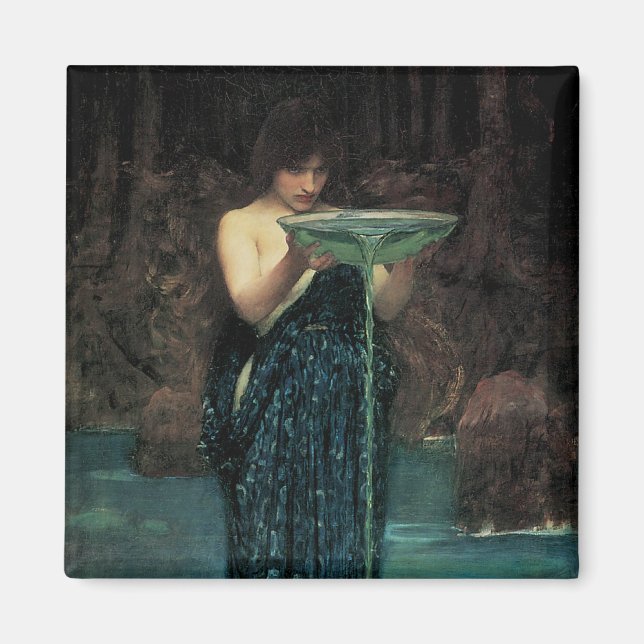 Circe Invidiosa von John William Waterhouse Magnet (Vorne)