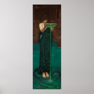 Circe Invidiosa von John William Waterhouse Poster