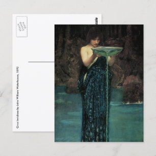 Circe Invidiosa von John William Waterhouse Postkarte
