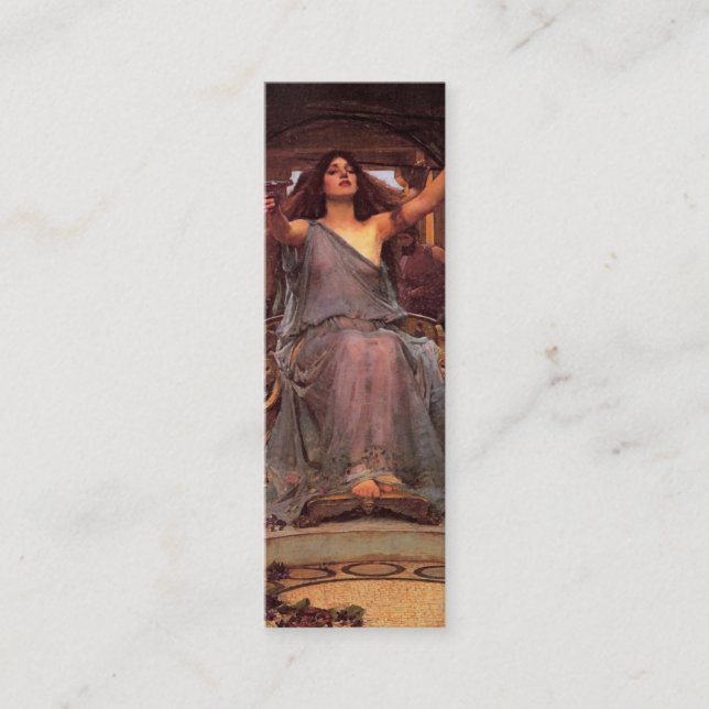 Circe-Lesezeichen von John William Waterhouse Mini Visitenkarte (Vorderseite)