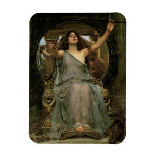 Circe Offering the Cup für Ulysses durch JW Water Magnet