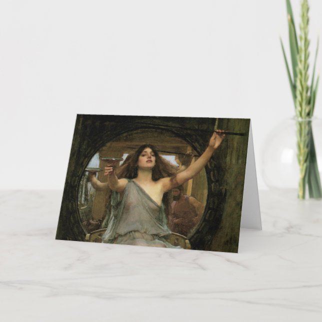 Circe Offering the Cup für Ulysses durch JW Waterh Karte (Vorderseite)