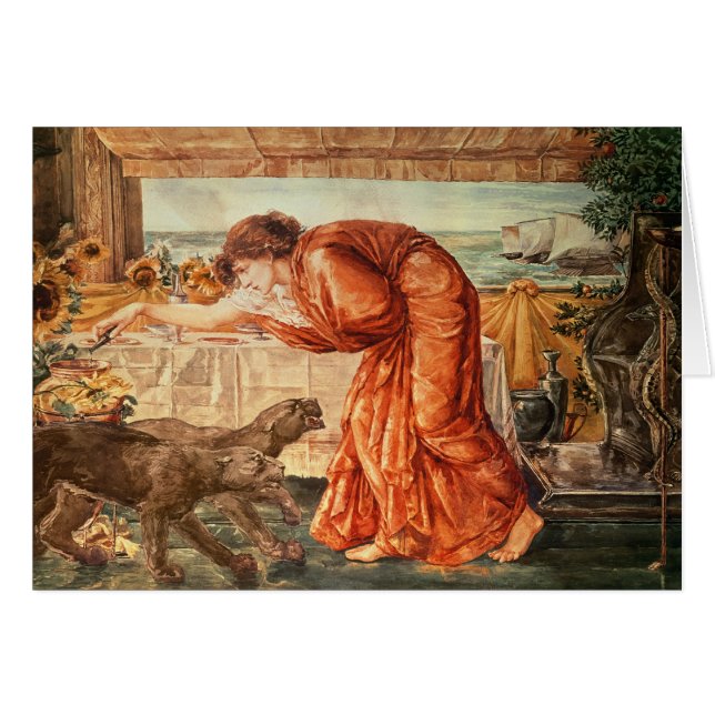 Circe strömendes Gift in einen Vase (Vorderseite (Horizontal))