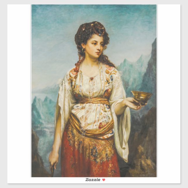 Circe von Jean Jules Bardin (1875) Aufkleber (Blatt)