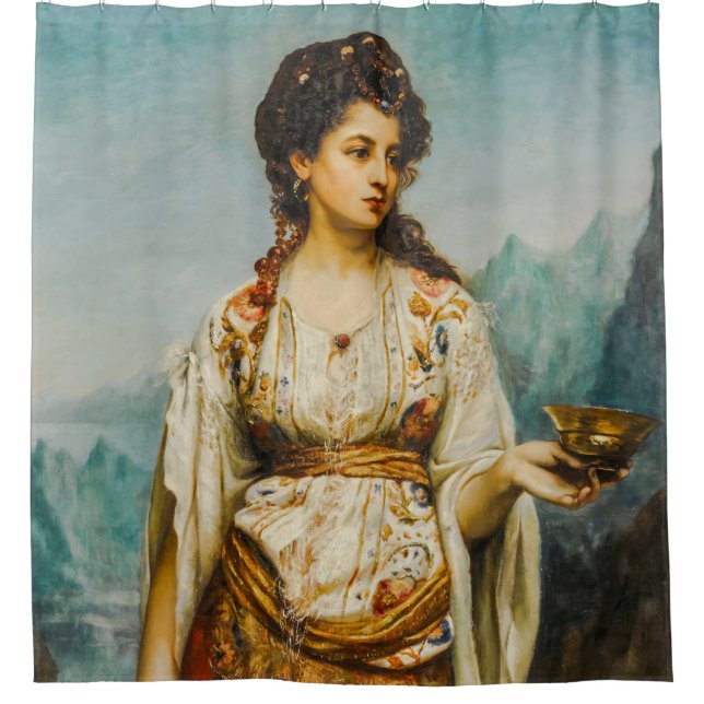 Circe von Jean Jules Bardin (1875) Duschvorhang (Vorderseite)