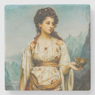 Circe von Jean Jules Bardin (1875) Steinuntersetzer