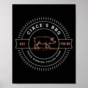 Circe's Bbq Lustige Griechische Mythologie 1 Poster