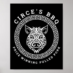 Circe's Bbq Lustige Griechische Mythologie Poster