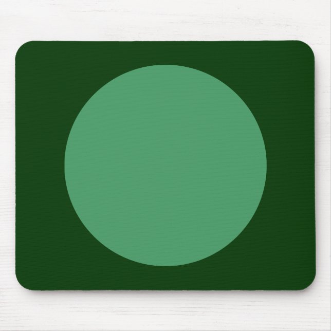 Circle - Army Green und Dk Green Mousepad (Vorne)