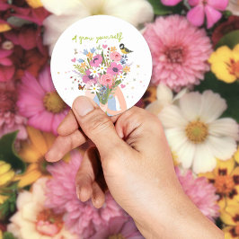 Circle Aufkleber "Grow Yourself"