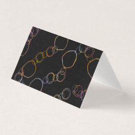 Circle Chain Rainbow Card