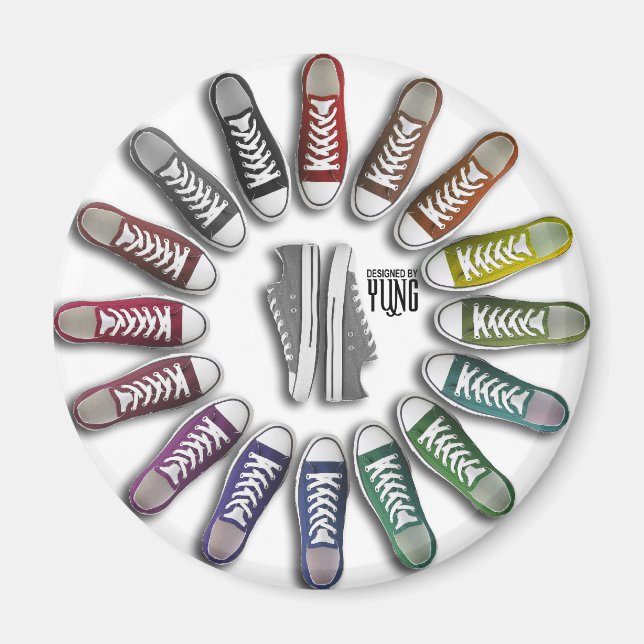 Circle Classic Sneakers Magnet (Vorne)