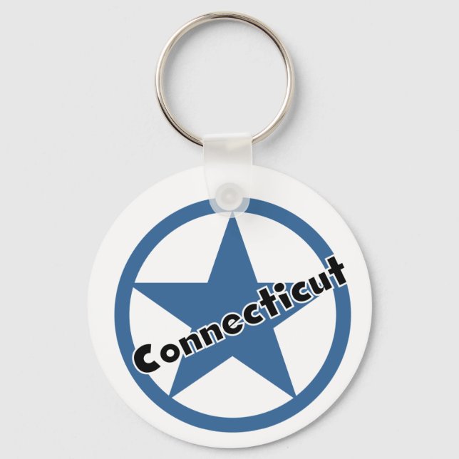 Circle Connecticut Schlüsselanhänger (Vorderseite)