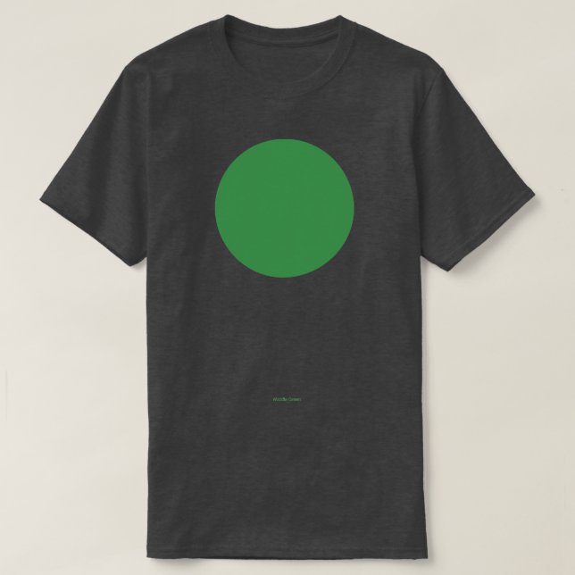 Circle Crayola Middle Green T-Shirt (Design vorne)